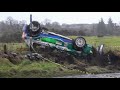 Galway international rally 2024 crash sideways  action