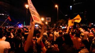 İsrail Konsolosluğu Önündendeki Protestodan Kareler