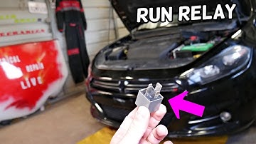 DODGE DART RUN RELAY LOCATION REPLACEMENT| DODGE DART NOT RUNNING NOT STARTING