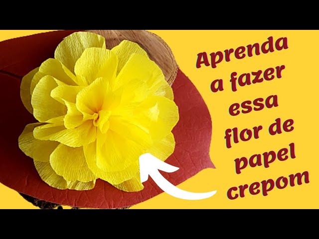 DIY Aprenda a fazer flores de papel crepom - thptnganamst.edu.vn