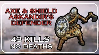 43 - 0 One handed axe and shield | Defence of Askandir | Chivalry 2 survival gameplay