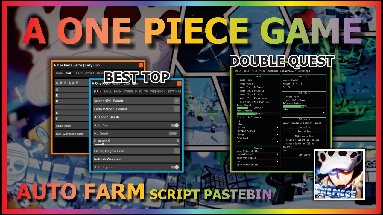 Grand Piece Online(GPO) xAnime Adventure(AA) xA One Piece Game(AOPG) GROUP