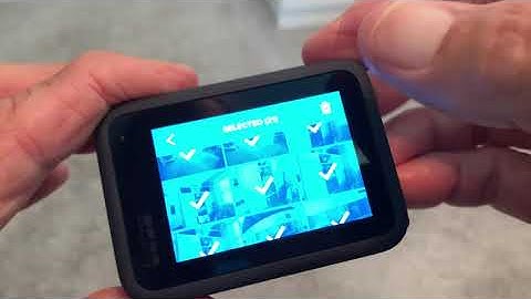 How to delete photos and video on GoPro Hero 10 Black