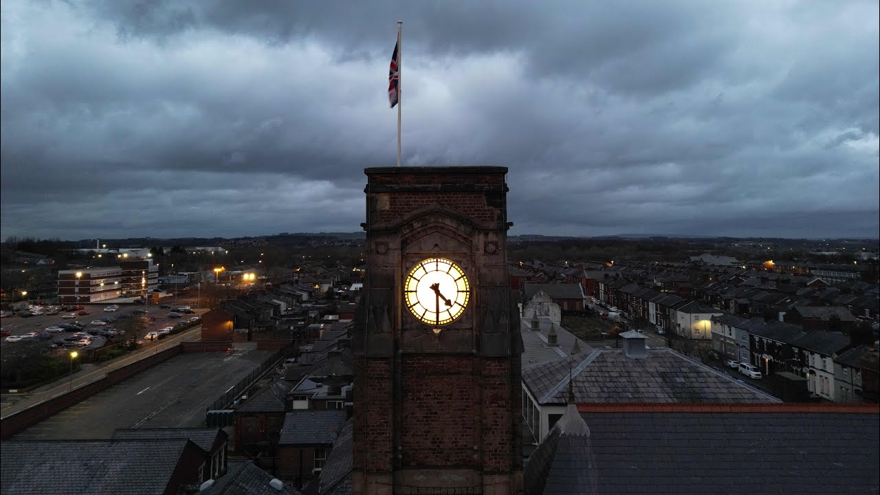 St Helens Town Hall /Gamble Building By Drone 