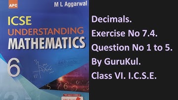 Decimals. Ex 7.4.