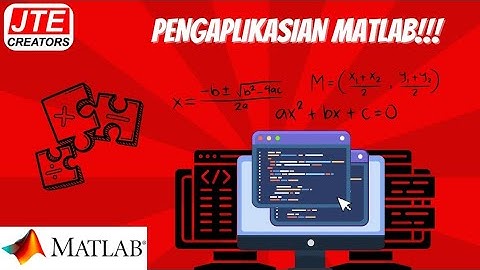 PENGAPLIKASIAN MATLAB!!! SUSAH GAK SIH ??!