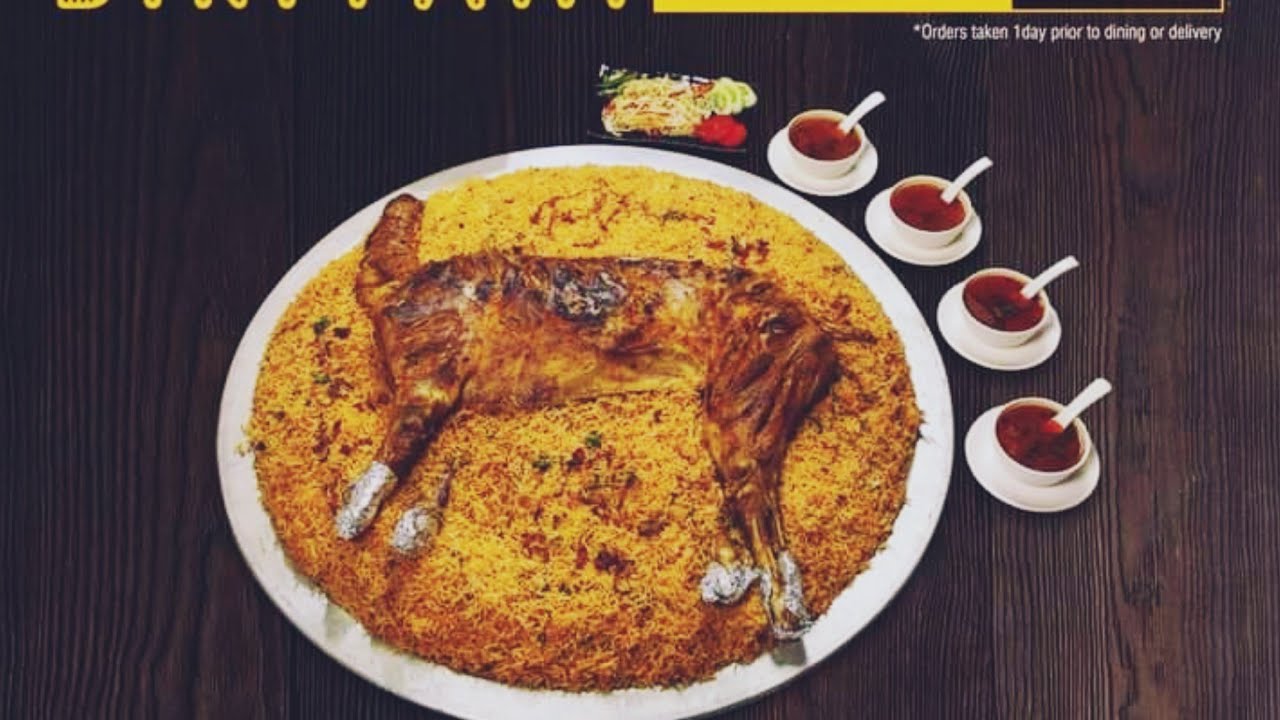 Goat Rib Mandi Best full goat mandi in chennai at plamshore restaurant - YouTube