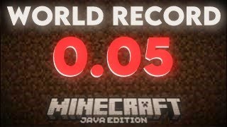 Minecraft Speedrun World Record (0:05) (totawy legit)