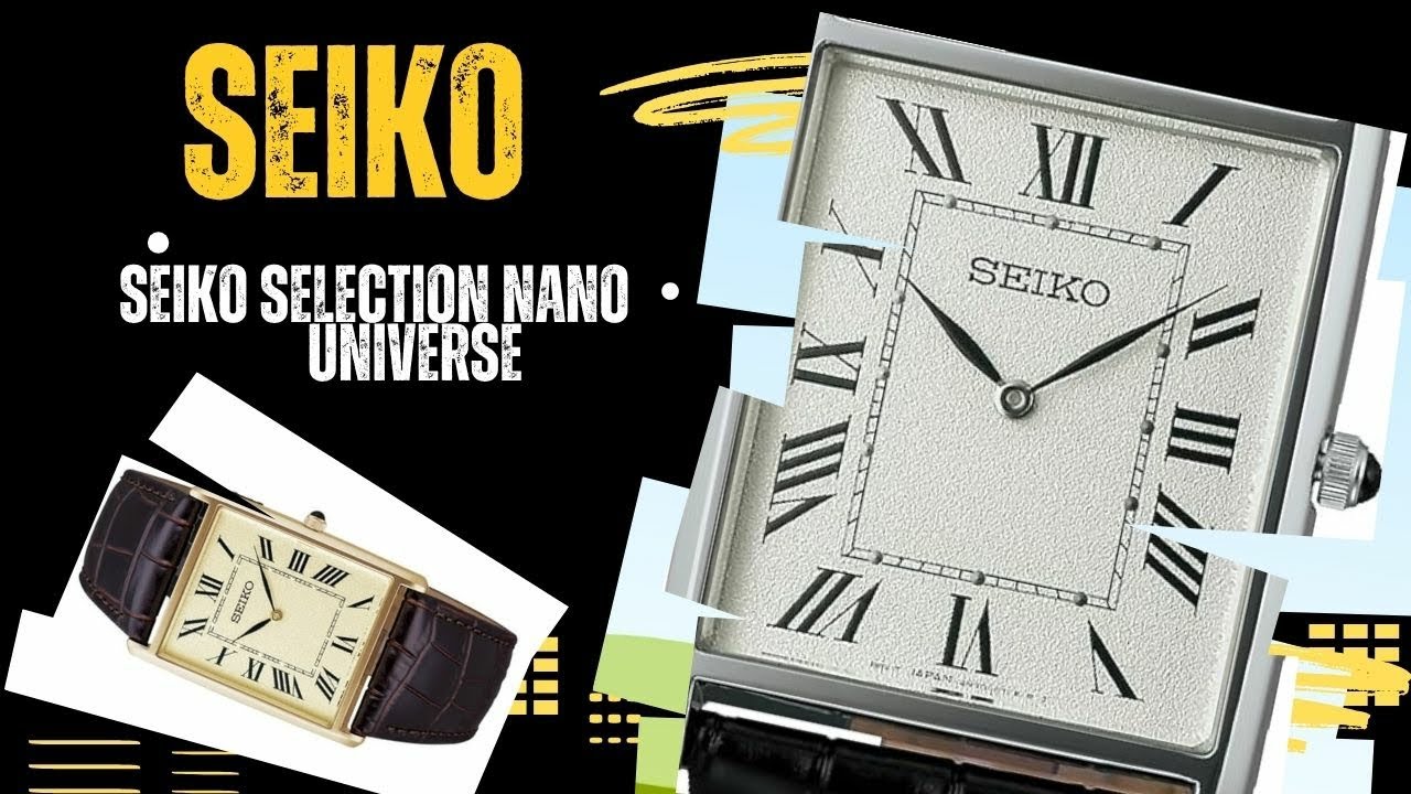 【L〜WL/新品タグ付き】SHARPER ONE(nano universe) New Seiko Selection nano universe Release - YouTube