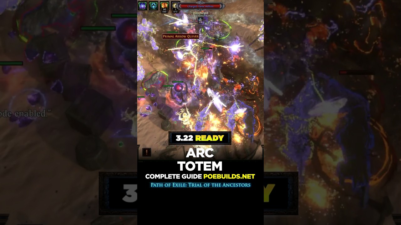 [POE 3.22] ARC TOTEMS HIEROPHANT - Poe Builds #shorts #pathofexile #poebuilds #poe