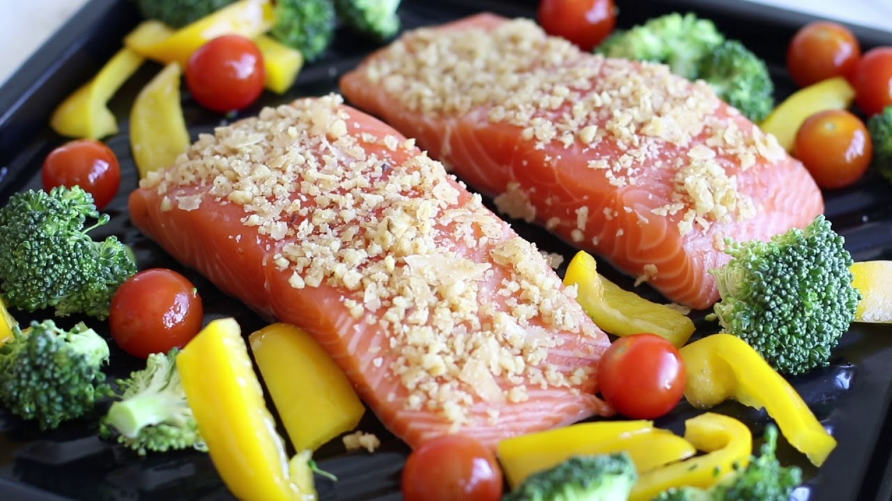 Sharp's Superheated Steam Oven Baked Pesto Salmon Recipe YouTube