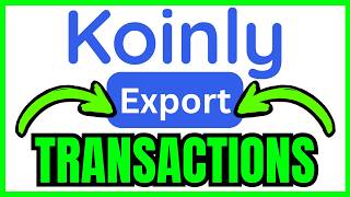 How To EXPORT TRANSACTIONS From Koinly (QUICK & EASY) 2026