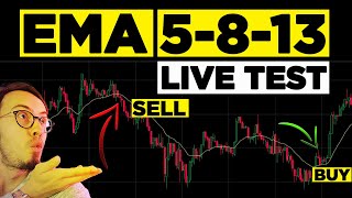 EMA 5 - EMA 8 - EMA 13 - LIVE SCALPING TRADING STRATEGY