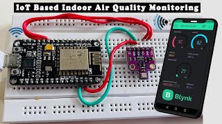 IoT Based Indoor Air Quality Monitoring Using BME680 and ESP8266 screenshot 2