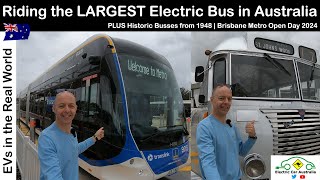 Riding Australia's LARGEST Electric Bus | Brisbane Metro EV Open Day PLUS Historic Public Transport