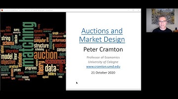 Auctions and Market Design, Lecture 3: Mechanism Design, Peter Cramton