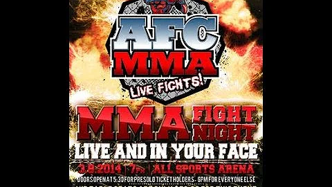 AFC MMA:  Javier Esteva vs Bud Kelly (3/8/2014)