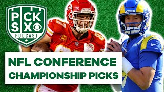 NFL CONFERENCE CHAMPIONSHIP PLAYOFF PICKS AGAINST THE SPREAD FOR BOTH GAMES, BEST BETS, PREDICTIONS