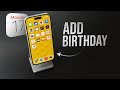 How to Add Birthday on iPhone Calendar (tutorial)