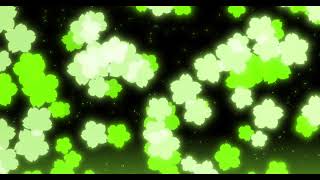 【With BGM】🌸Motion graphics background with soaring Green neon cherry blossoms🌸