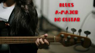 Blues A Major No Guitar Backing Track