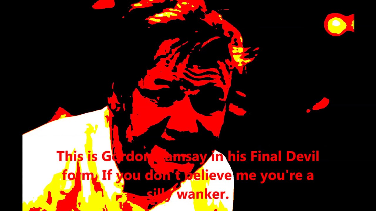 GORDON RAMSAY DEVIL???????? not photoshoped - YouTube