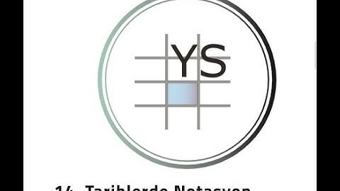 VİO - Farklılıklarımız 8  - Tarihlerde Notasyon