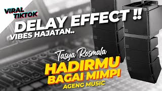 DELAY EFFECT‼️ HADIRMU BAGAI MIMPI - TASYA ROSMALA - AGENG MUSIC // VIBES SOUND HAJATAN🔥