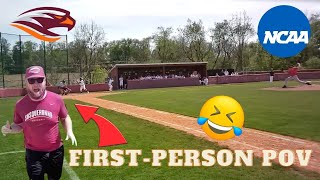 Mic'd Up with One of The Funniest Coaches in College Baseball | First-Person POV
