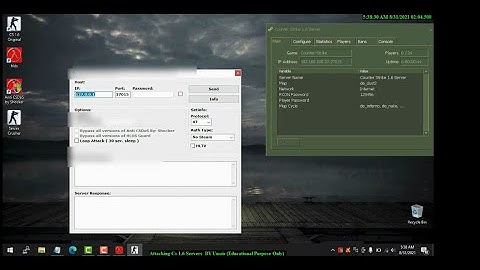 Cs 1.6 Server Crusher | Bypass All Security Crash all servers