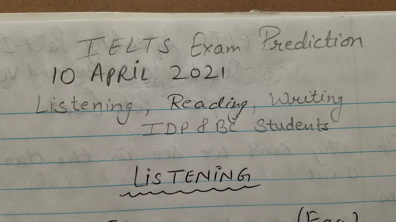 10 April 2021 Real Ielts Exam Prediction | Listening | Reading | Writing | IDP & BC |