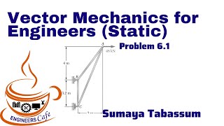 Vector Mechanics for Engineers (Static) Tenth Edition Solution Bangla Problem 6.1