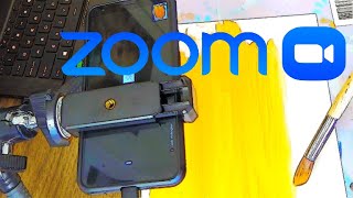 Zoom! Арт-класс с дополнительной камерой. Онлайн урок. Способ и навыки проведения.
