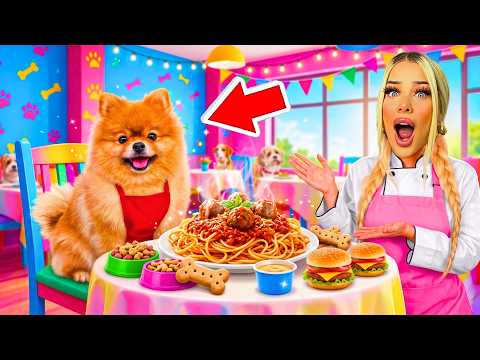 I'm opening a RESTAURANT for DOGS! 🐶🍔