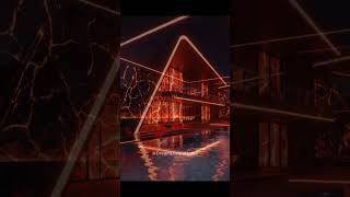Fire & Lava Mansion #shorts