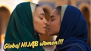 Passionate Hugs And Kisses Of Hijab Women 
