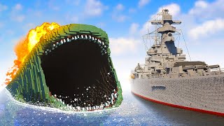 Hunting BLOOP Using a Battleship  Teardown Mods Gameplay