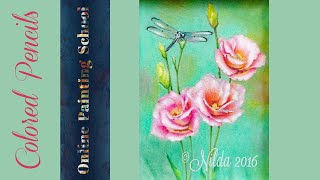 In the Garden Colored Pencils Learn to Paint with Nilda, Painting Tutorial