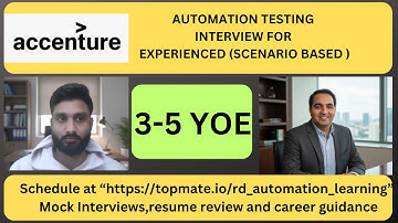 Automation Testing Interview Experience | Real-Time QA & SDET Interview Preparation 2025