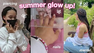 GLOW UP for summer 2021 *hair, piercing, nails...*