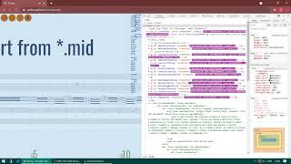 Zooming user interface for music editor