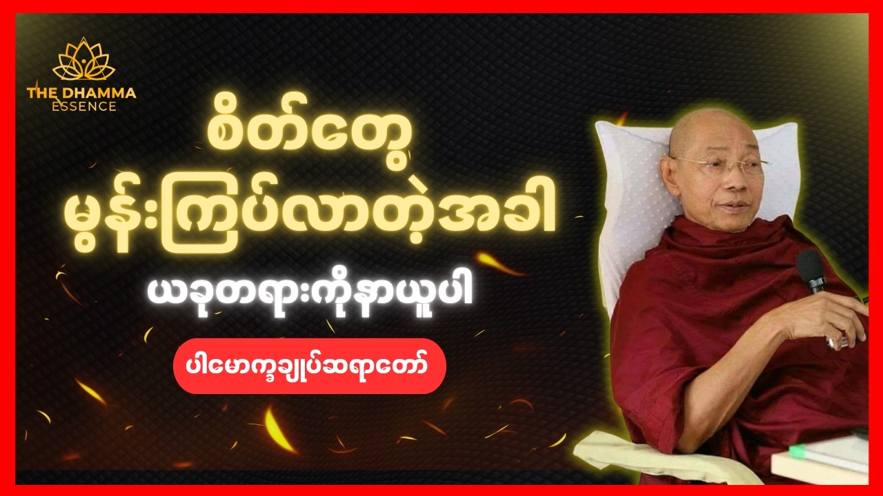 စိတ်တွေမွန်းကြပ်လာတဲ့အခါနာယူပါ  - ပါချုပ်ဆရာတော်ဘုရားကြီး #တရားတော်များ #ဓမ္မ #မြန်မာ #ဗုဒ္ဓ