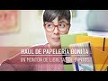 HAUL de PAPELERÍA acumulada | UN MONTÓN DE LIBRETAS DE PUNTOS