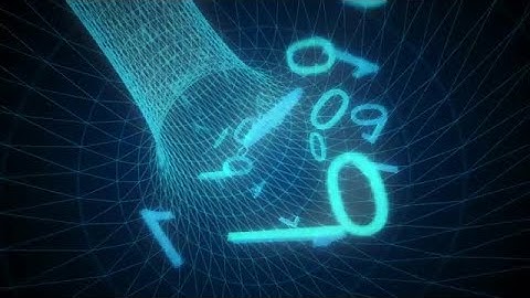 Data Tunnel Journey Loopable Animation Stock Motion Graphics