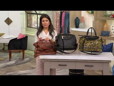 Aimee Kestenberg Worth It Leather Expandable Tote on QVC @QVCtv