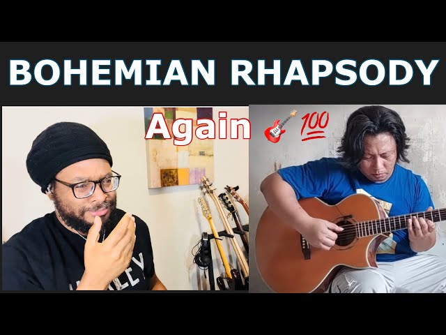 ALIPBATA Queen - Bohemian Rhapsody (fingerstyle cover) REACTION class=