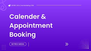 Streamline Scheduling, Calendar, Appointment , Booking Notification & Much More with SKYREX