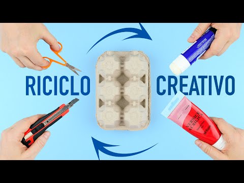 ♻️ 3 IDEE PER RICICLARE I CARTONI DELLA UOVA