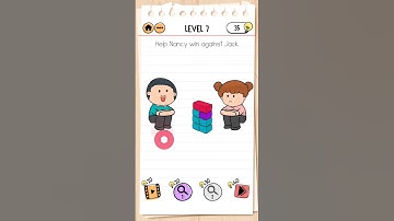 The McBrain Family Level 7 Help nancy win against jack, Brain Test 2