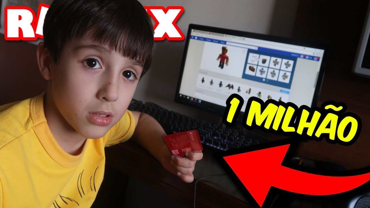 Meu Primo Usou Meu Cartao E Comprou 1 Milhao De Robux No Roblox Youtube - comprei muitos robux e gastei 500 robux youtube